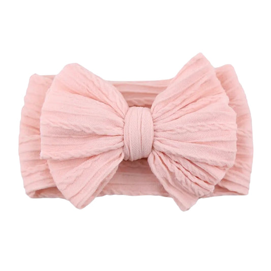 Textured Maxi Bow | Pink