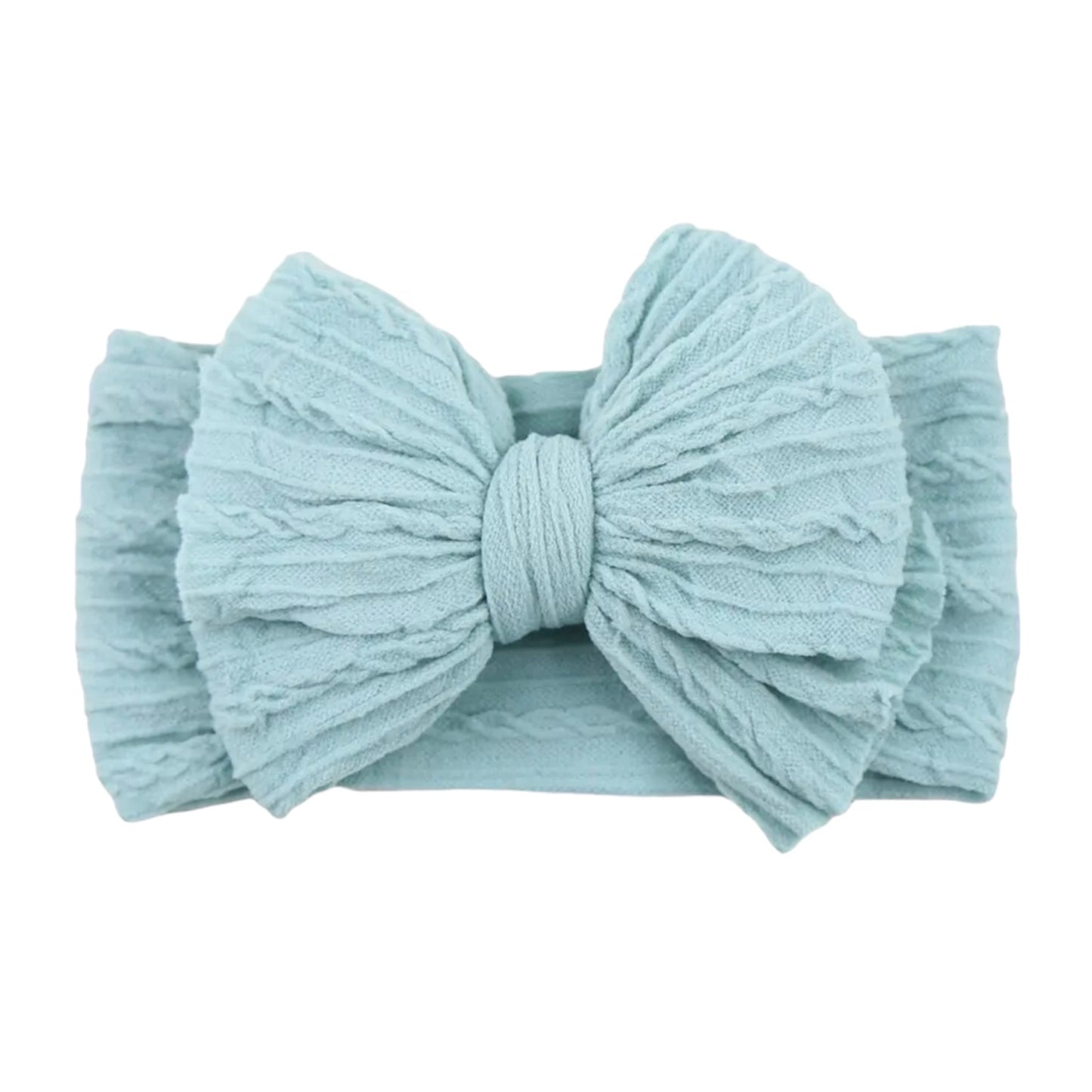 Textured Maxi Bow | Turquoise