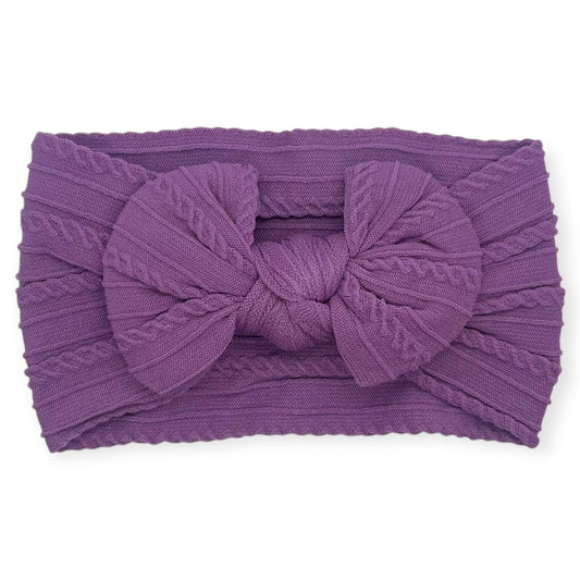 Textured Headband | Grape