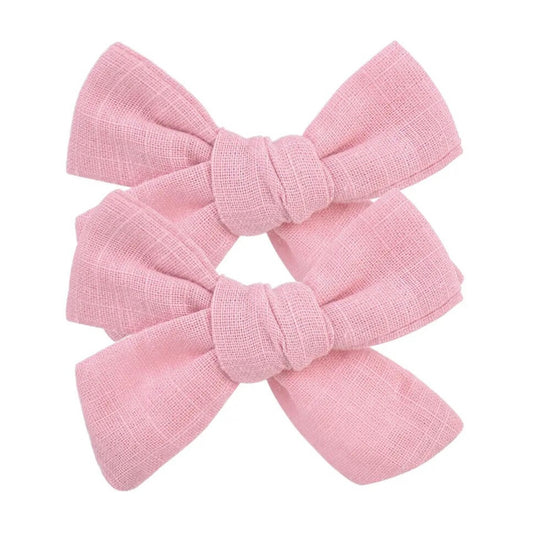 Bow Clip Set | Pink