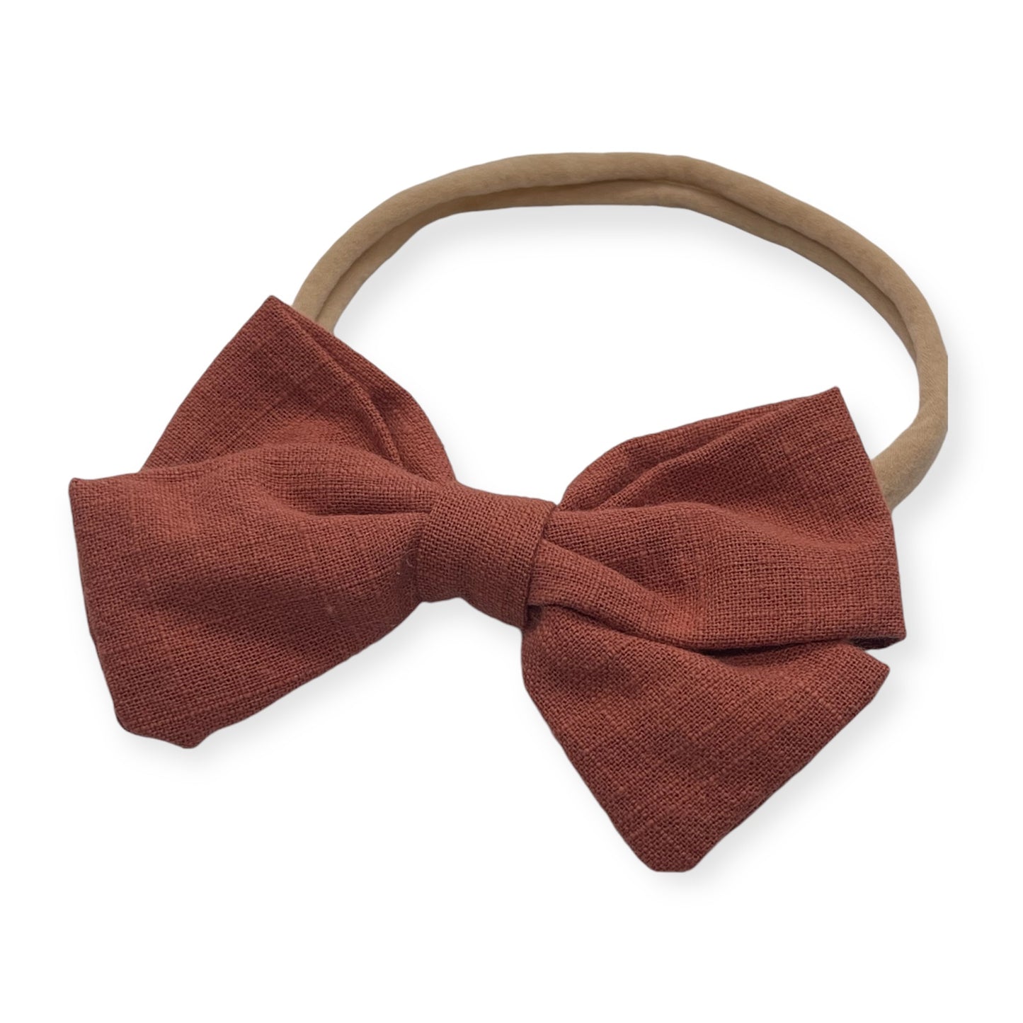 Linen Bow | Burnt Sienna