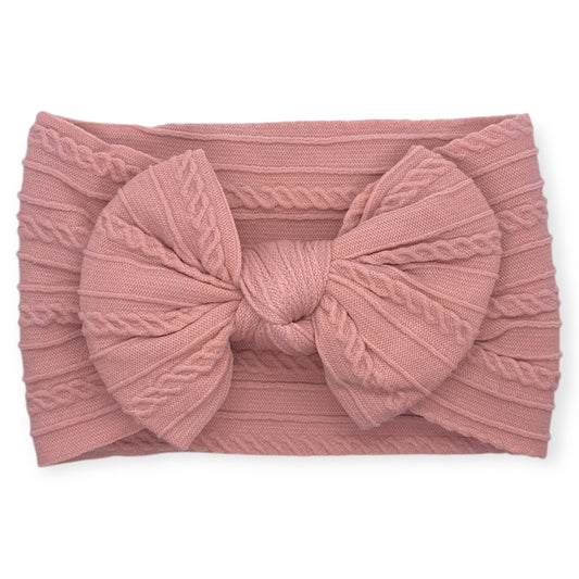 Textured Headband | Blush