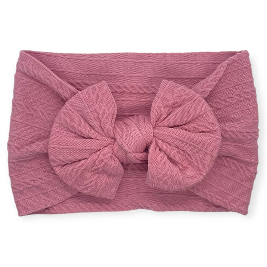 Textured Headband | Rose