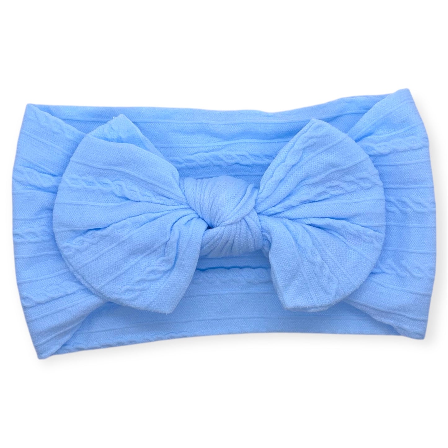 Textured Bow | Bright Blue