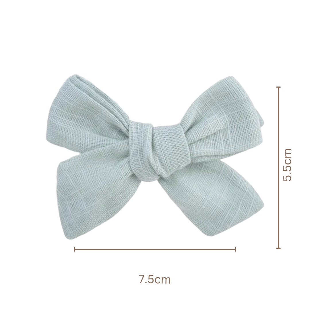 Bow Clip Set | White