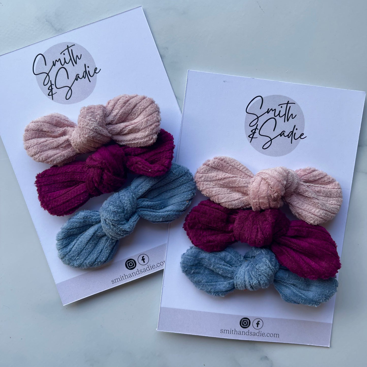 Knot Bow Pack | Hydrangea
